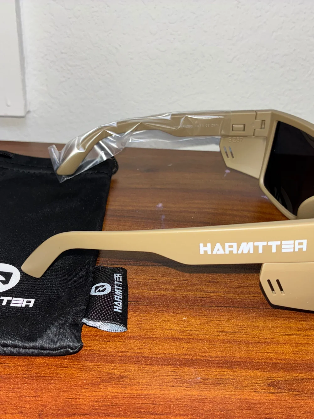 Gold VR/AR Protective Goggles with Dark Lenses